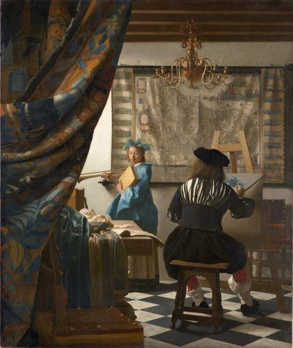 German: Die Malkunst The Art of Painting — Allegory
