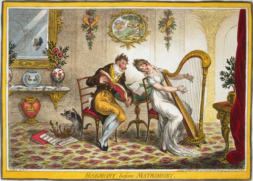 1805-Gillray-Harmony-before-Matrimony — Caricature