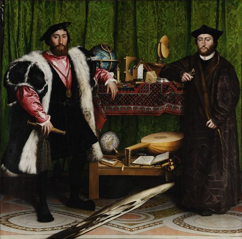Spanish:  Los Embajadores The Ambassadors — Memento Mori