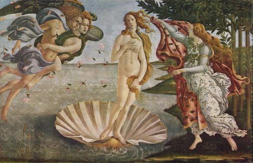 Polish: Narodziny Wenus The Birth of Venus — Mythological Art