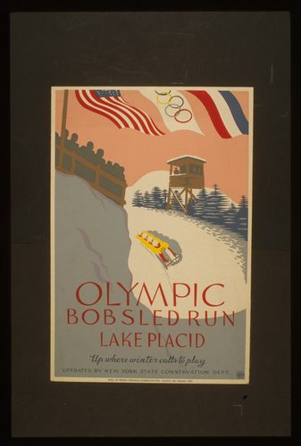 Olympic Bobsled Run Lake Placid — Propaganda Art