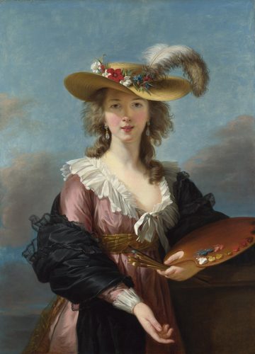 Self Portrait in a Straw Hat — Self-Portrait