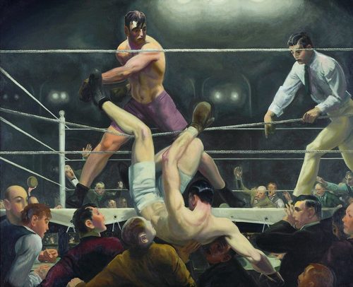 Dempsey and Firpo — Sports Art