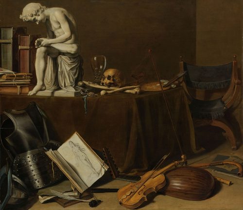 Vanitas Still Life with the Spinario — Vanitas